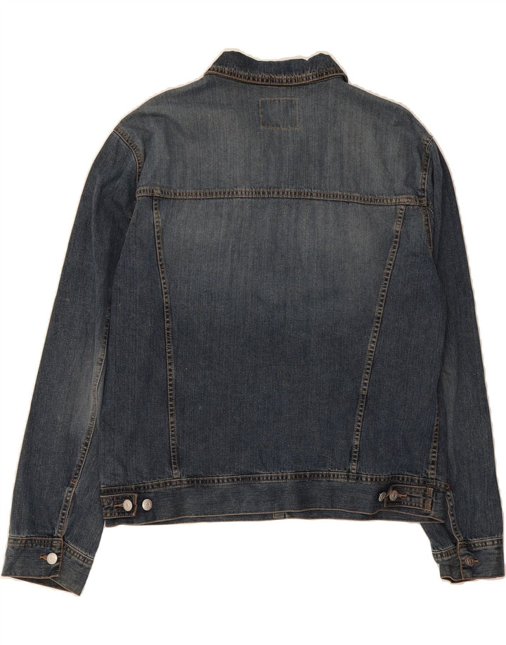 SISLEY Mens Denim Jacket UK 44 2XL Blue Cotton Vintage Sisley and Second-Hand Sisley from Messina Hembry 