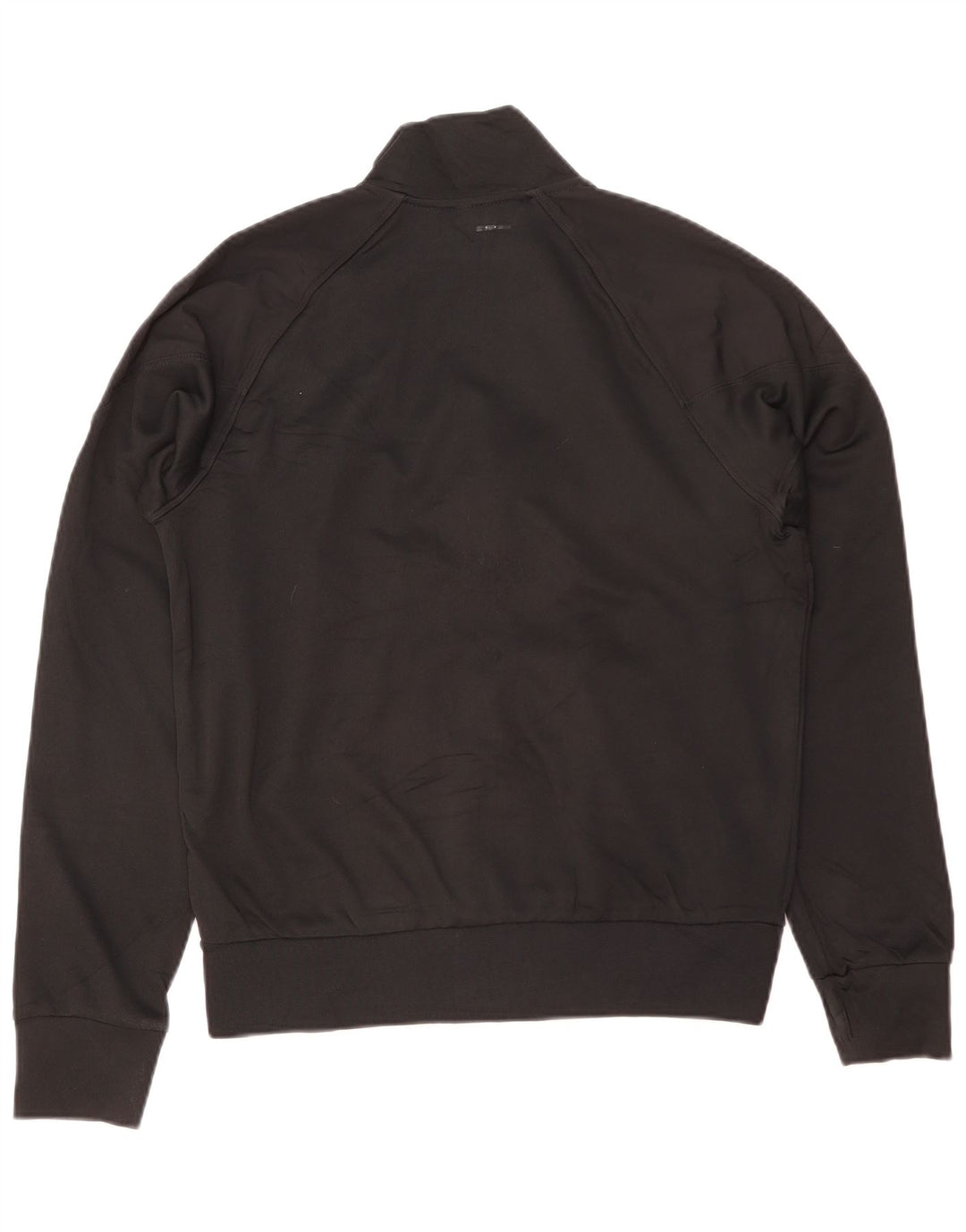 NIKE Mens Dri Fit Graphic Tracksuit Top Jacket Small Black Polyester