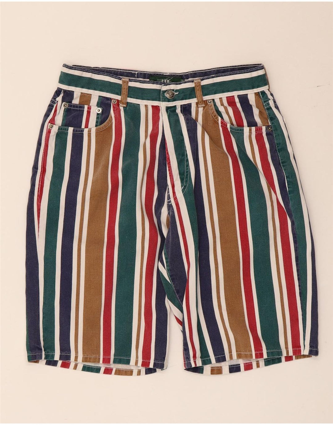 Henry Cottons Mens Denim Shorts IT 48 Medium W30  Multicoloured Cotton