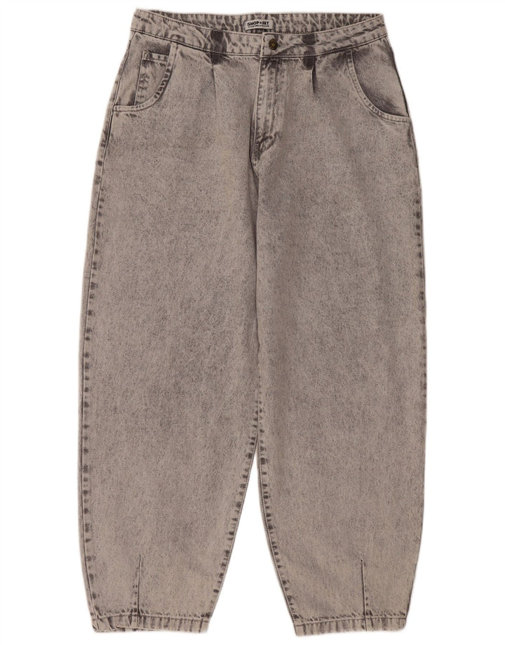 Vintage Womens Loose Jeans W32 L27 Grey Cotton