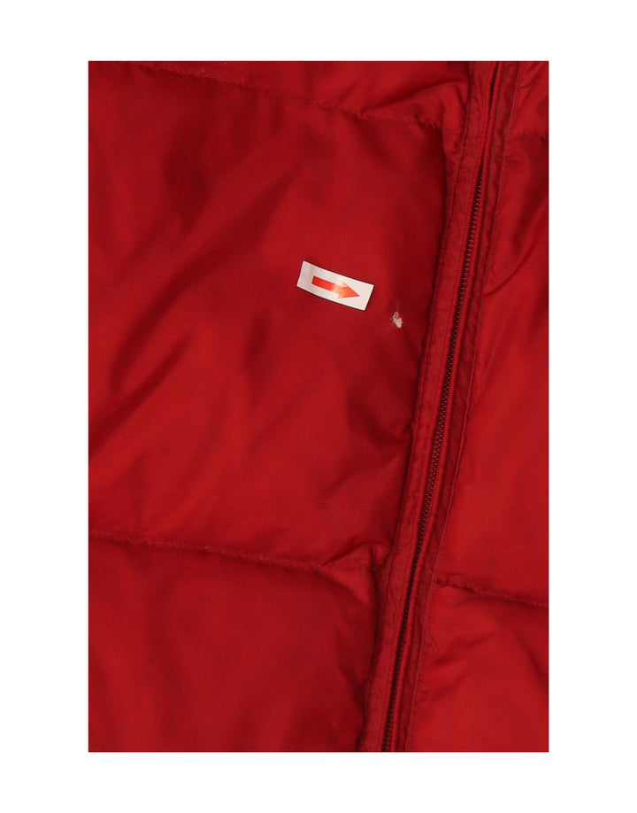 Gap Mens Padded Gilet UK 40 Large Red Nylon
