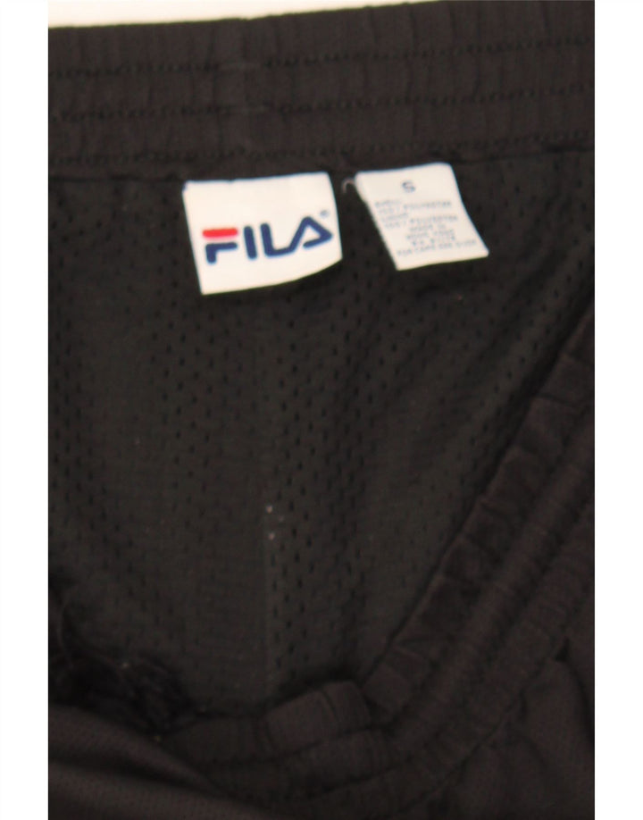 FILA Mens Sport Shorts Small Black Polyester Vintage Fila and Second-Hand Fila from Messina Hembry 