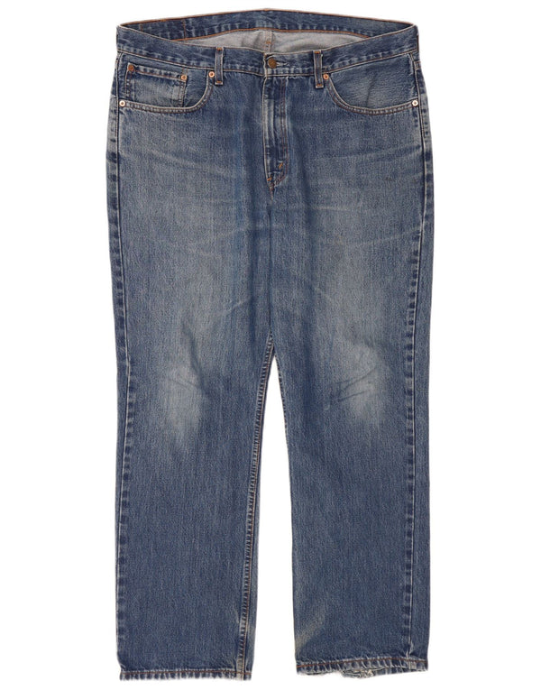 Levi's Womens Straight Jeans W40 L30 Blue Cotton