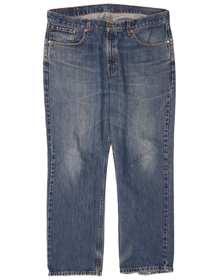 Levi's Womens Straight Jeans W40 L30 Blue Cotton