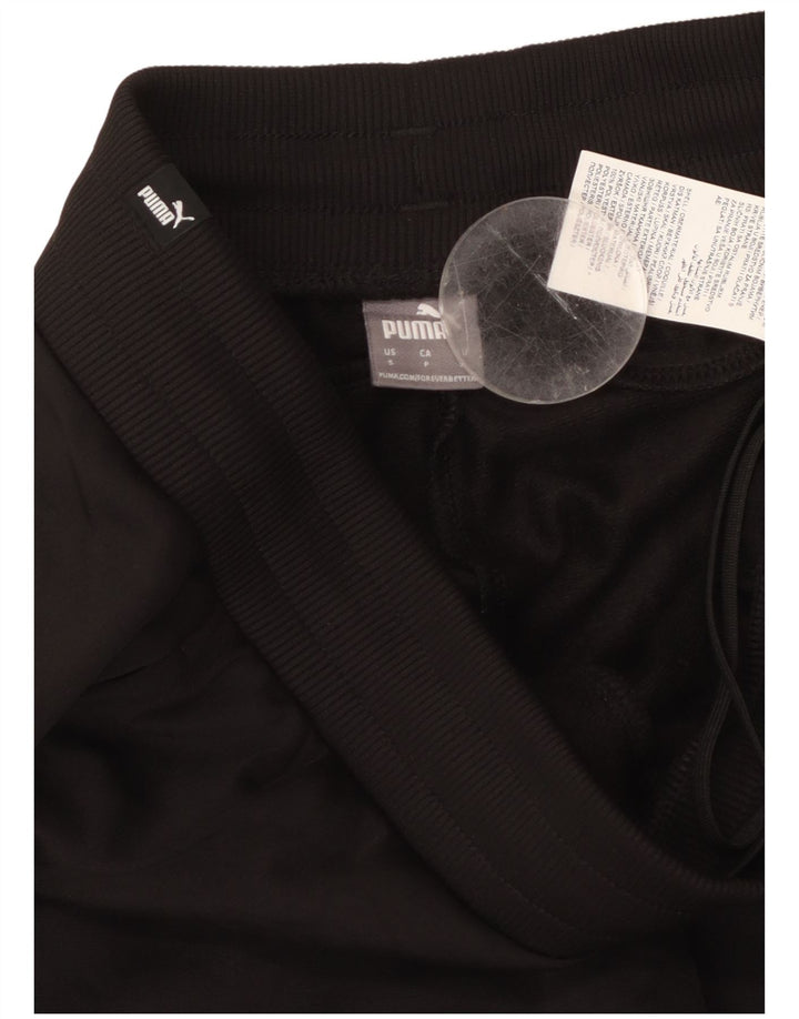 PUMA Mens Tracksuit Trousers Joggers Small  Black Polyester