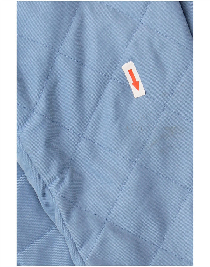 Orvis Womens Quilted Jacket UK 14 Medium Blue Polyester