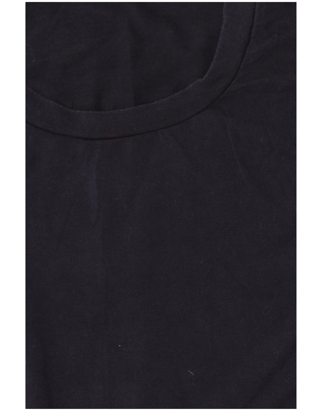 Reiss Mens T-Shirt Top Large Navy Blue Lyocell