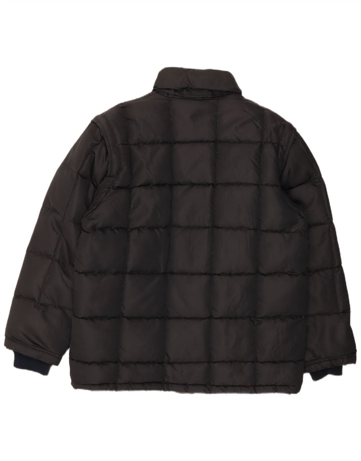 Lennards Mens Padded Jacket UK 40 Large Black Nylon