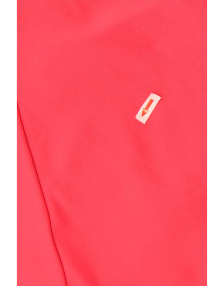 Adidas Womens Tracksuit Top Jacket UK 16 Large Pink Polyester