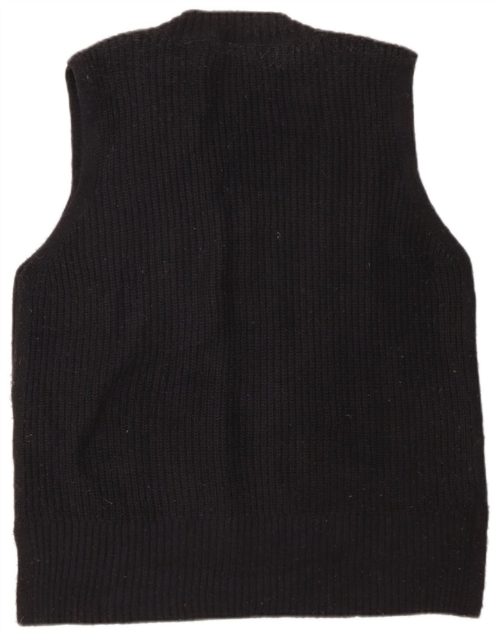 Marks & Spencer Mens Vest Tank Top Large Black Polyester