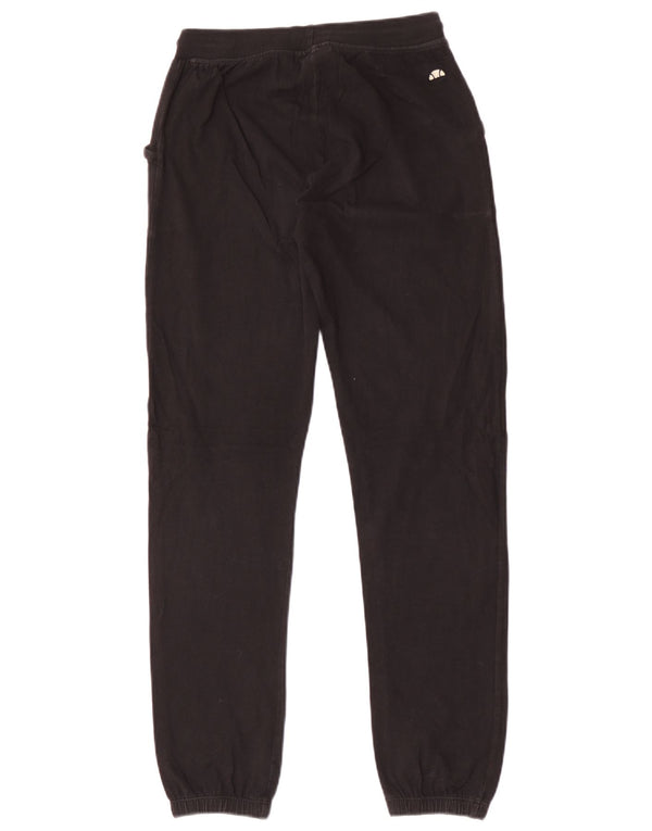 Ellesse Womens Tracksuit Trousers Joggers UK 8 Small Black Cotton