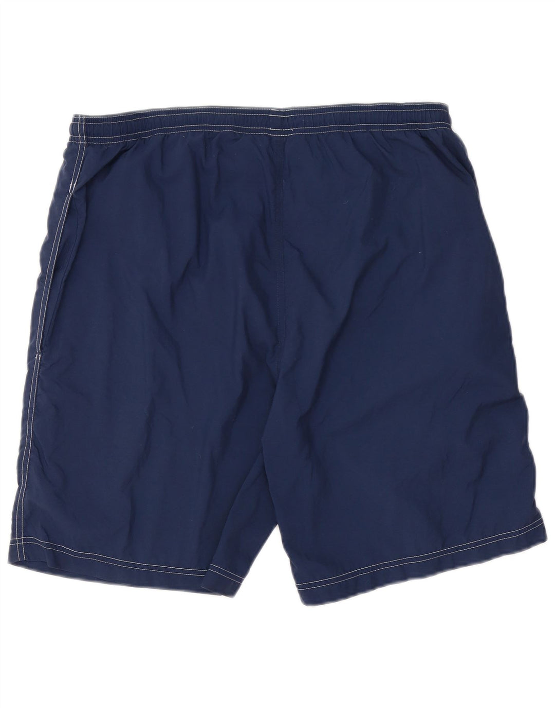 NIKE Mens Sport Shorts Large  Navy Blue Nylon