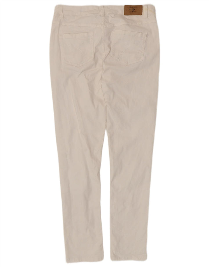 DACK'S Womens Slim Jeans IT 44 Medium W32 L28 White Cotton