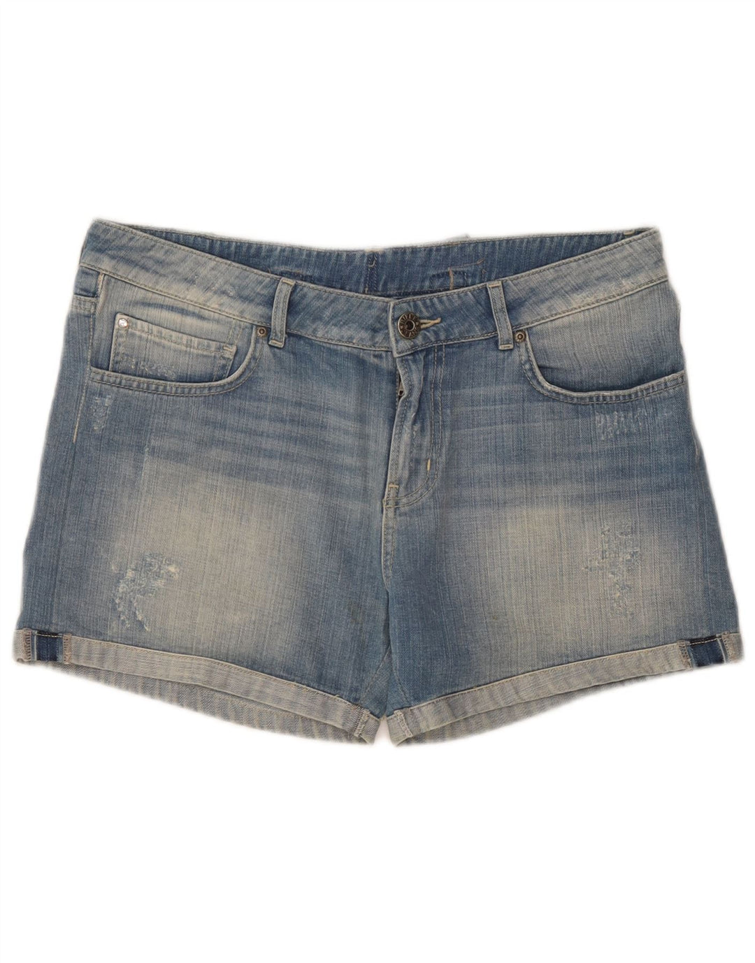 Rifle Womens Denim Shorts W36 XL Blue
