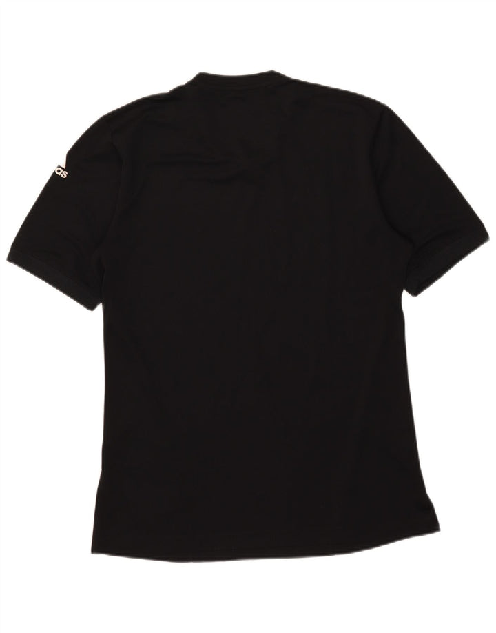 Adidas Mens Climalite T-Shirt Top Small Black Polyester
