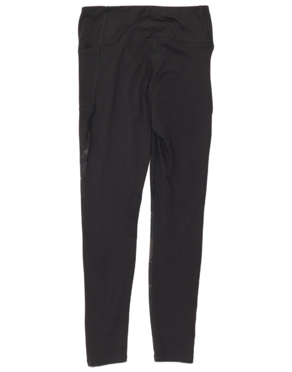 Under Armour Womens Cold Gear Leggings UK 14 Medium Black Camouflage