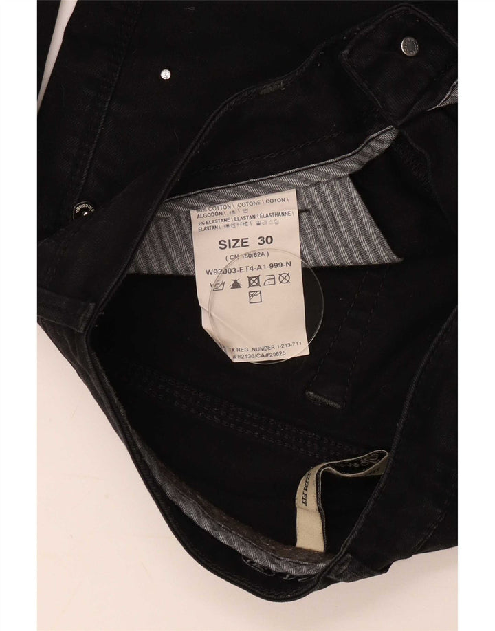 Guess Womens Slim Jeans W30 L29 Black Cotton