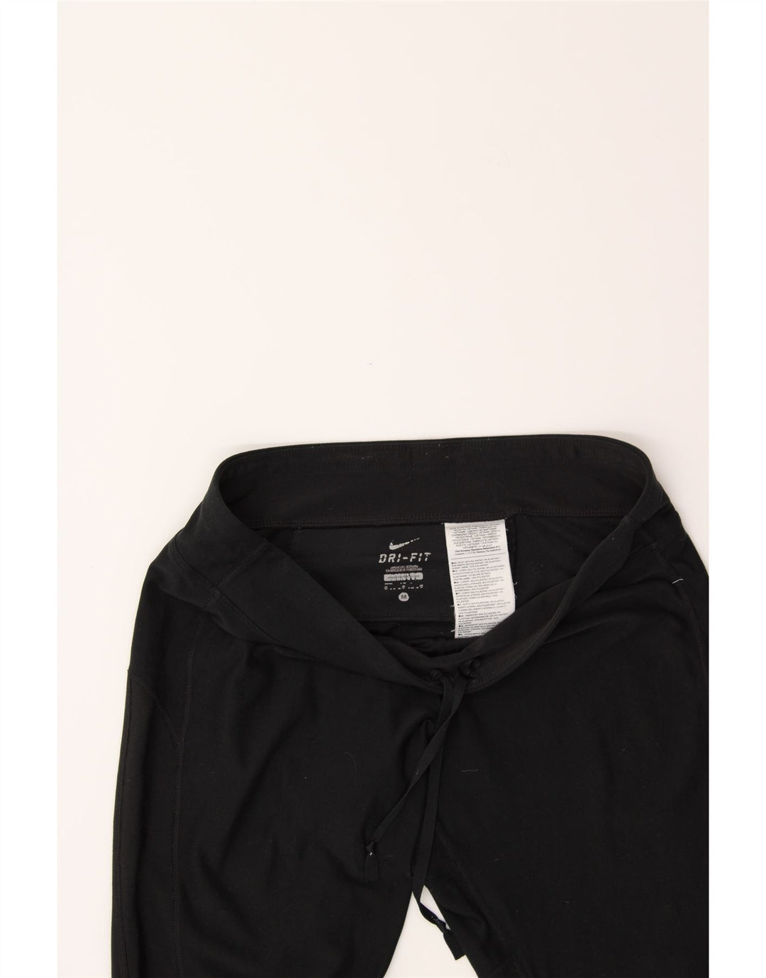 NIKE Womens Dri Fit Tracksuit Trousers UK 14 Medium  Black Polyester Vintage Nike and Second-Hand Nike from Messina Hembry 
