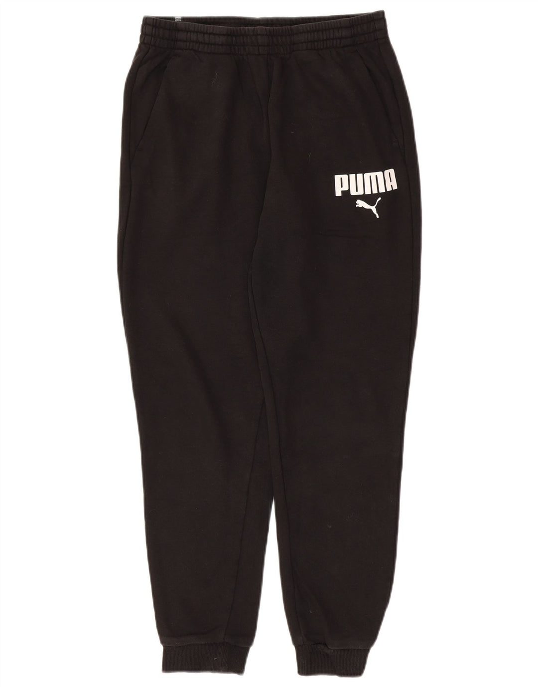 PUMA Mens Graphic Tracksuit Trousers Joggers Medium  Black