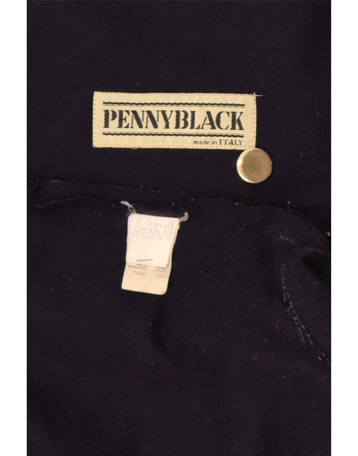 Penny Black Womens Oversized Blazer Jacket UK 10 Small Navy Blue
