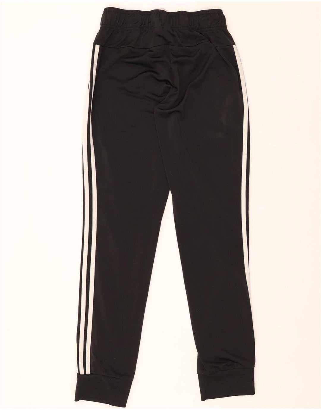ADIDAS Womens Tracksuit Trousers Joggers UK 8/10 Small  Black Polyester