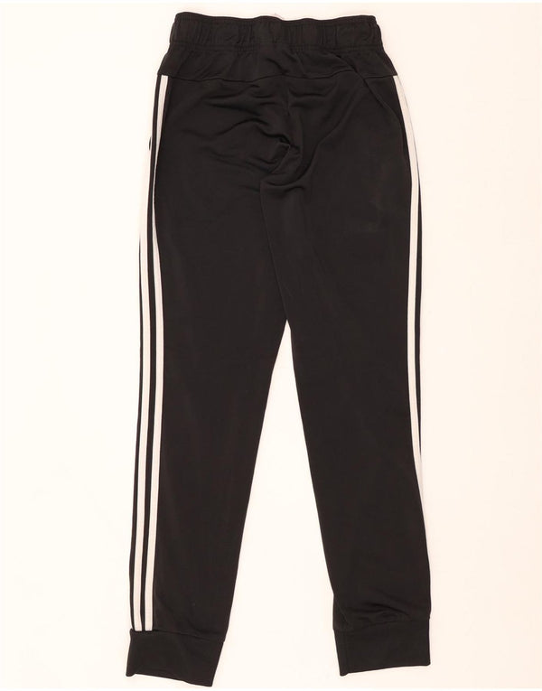 ADIDAS Womens Tracksuit Trousers Joggers UK 8/10 Small  Black Polyester