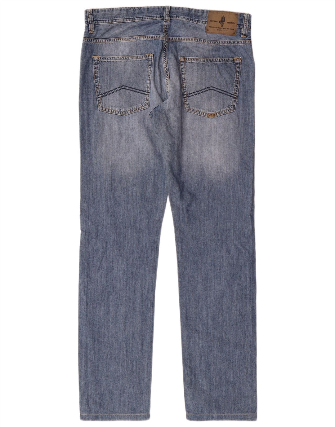 Marlboro Classics Mens Regular Fit Tapered Jeans W32 L34 Blue Cotton