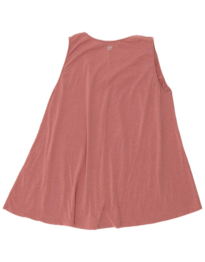 Max Mara Womens Weekend Sleeveless Blouse Top UK 12 Medium Pink Lyocell