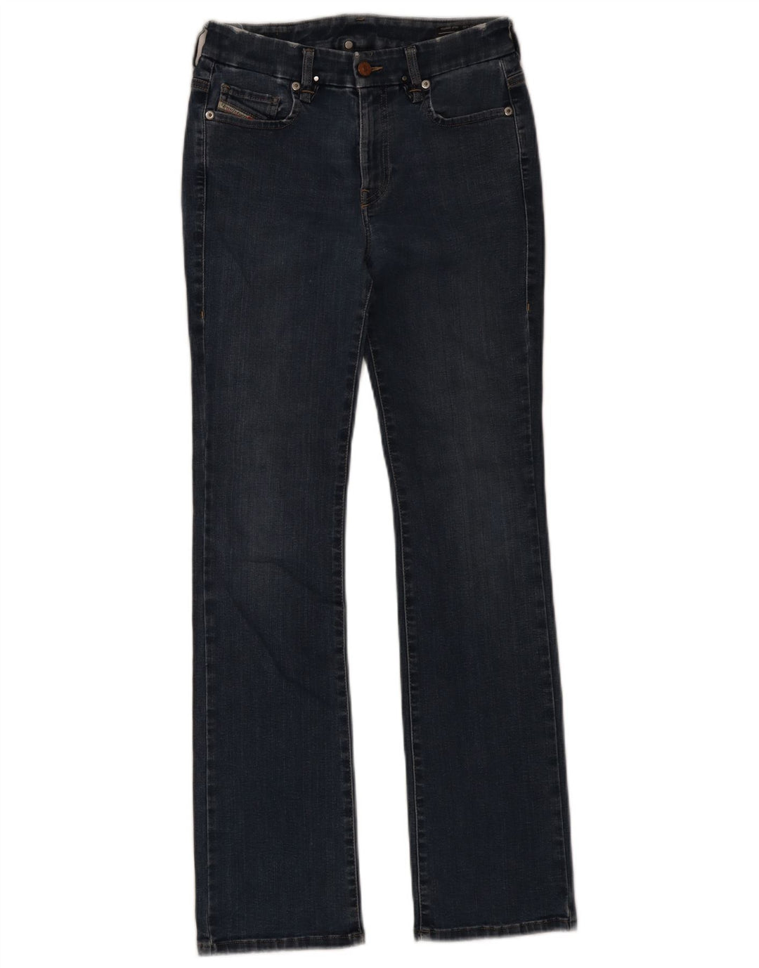 Diesel Womens Straight Jeans W27 L30 Blue Cotton