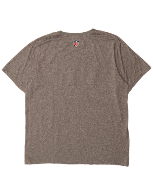 Nike Mens New England Patriots Graphic T-Shirt Top XL Grey Flecked