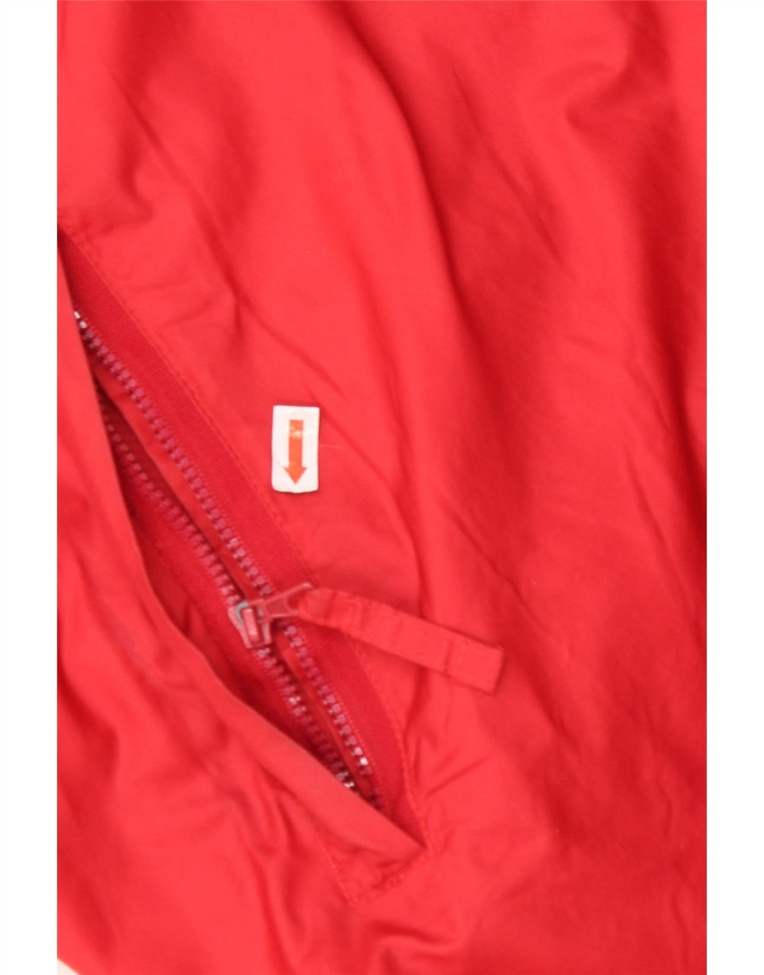 HENRY COTTONS Mens Hooded Rain Jacket IT 56 3XL Red Polyamide