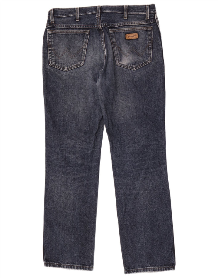 Wrangler Mens Straight Jeans W34 L32 Blue
