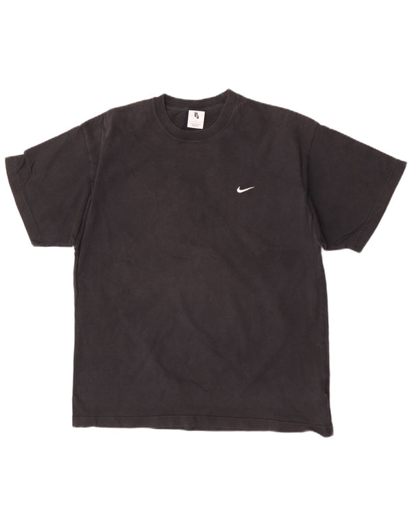 Nike Mens T-Shirt Top Large Black Cotton