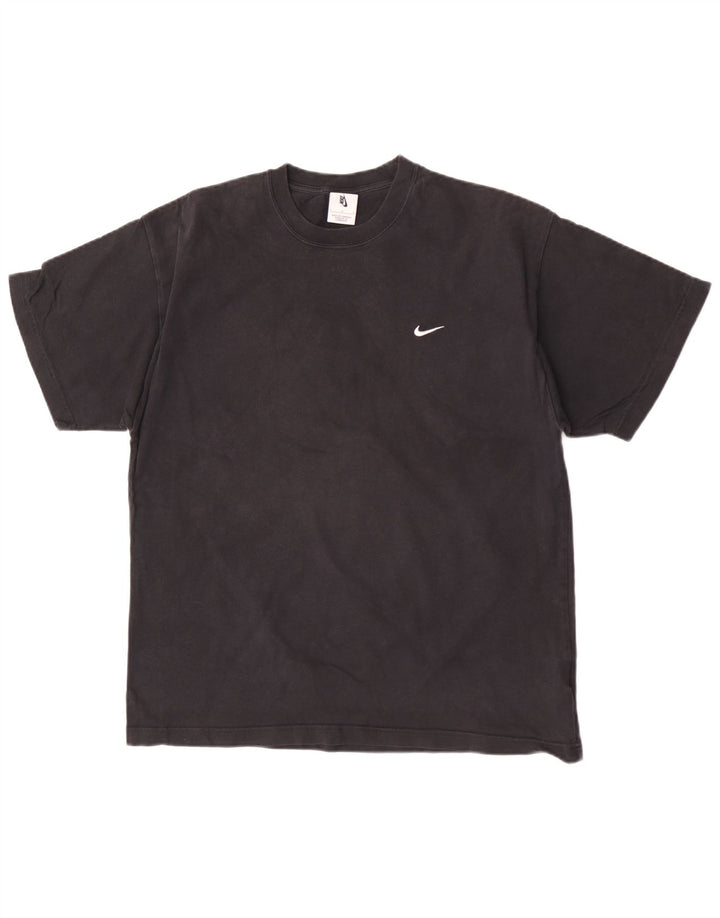 Nike Mens T-Shirt Top Large Black Cotton