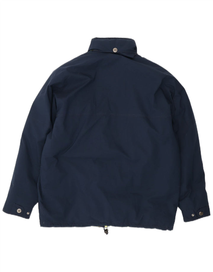 CIESSE PIUMINI Mens Windbreaker Jacket UK 42 XL Navy Blue Polyester