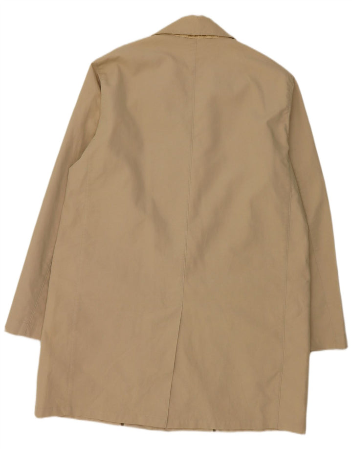 Belfe Mens Overcoat UK 42 XL Beige Cotton