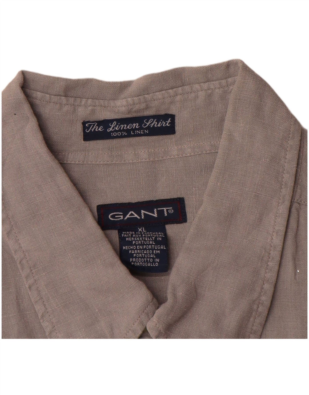 Gant Mens Shirt XL Grey Linen