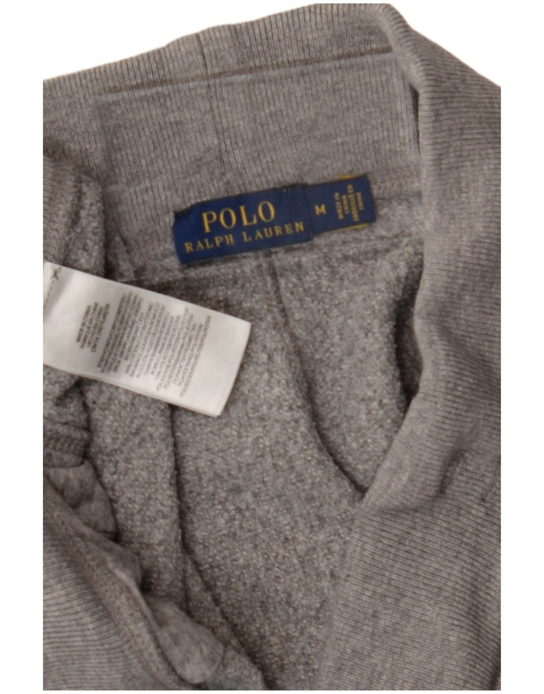 RALPH LAUREN Mens Tracksuit Trousers Joggers Medium  Grey Cotton