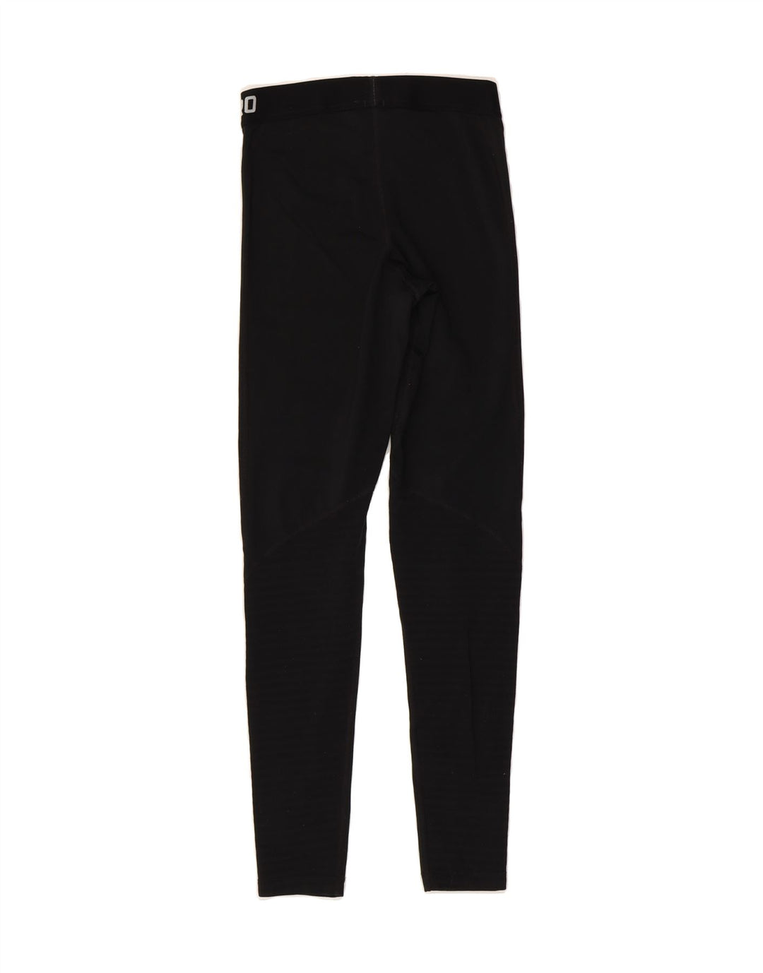 NIKE Womens Dri Fit Graphic Leggings UK 10 Small Black Polyester Vintage Nike and Second-Hand Nike from Messina Hembry 