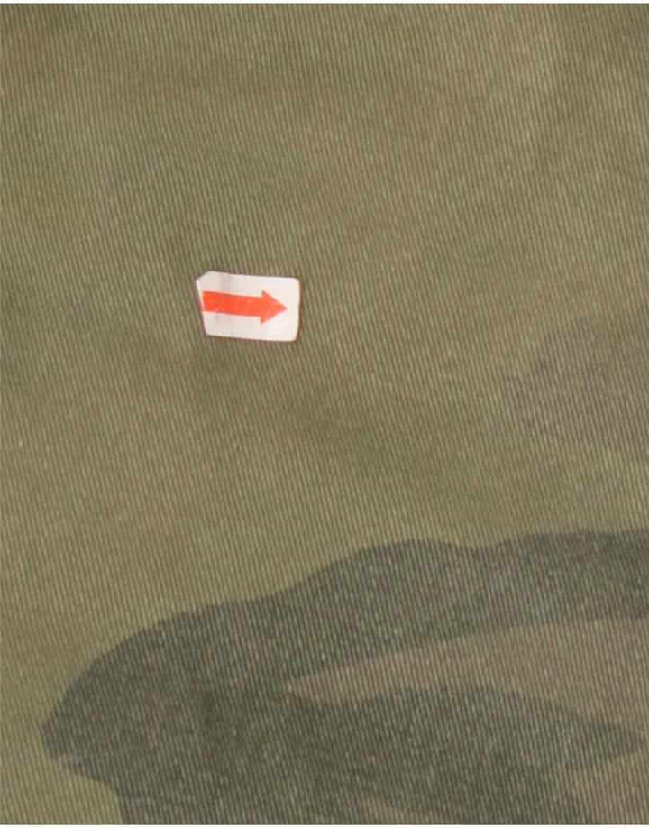 NAUTICA Mens Cargo Shorts W33 Medium Green Camouflage Cotton