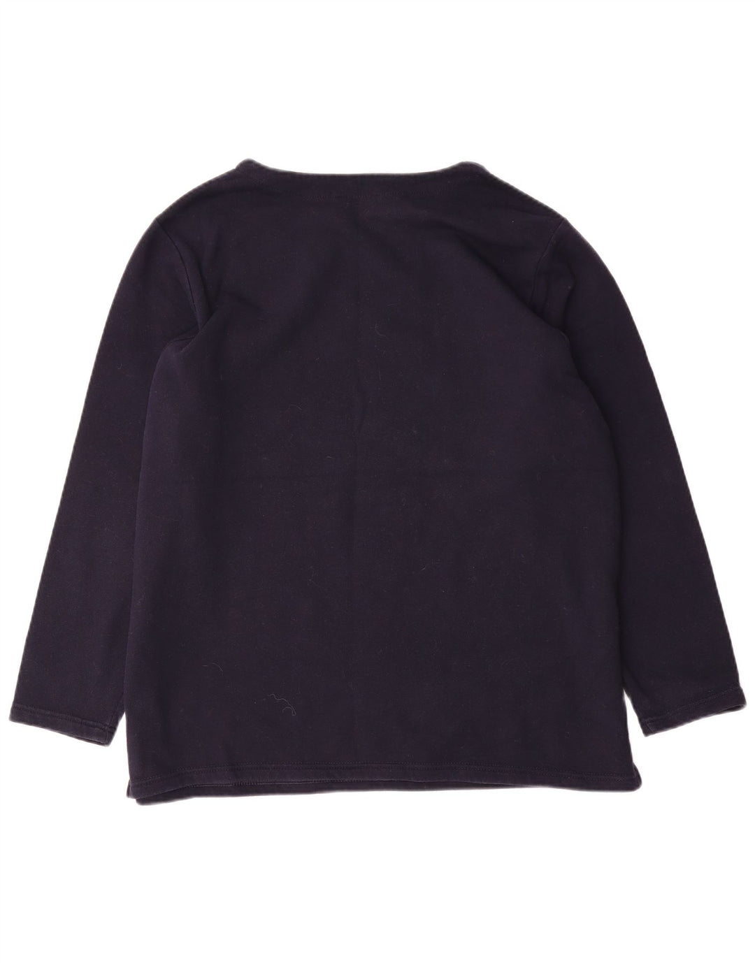 MARKS & SPENCER Womens Sweatshirt Jumper UK 22 3XL  Navy Blue Cotton