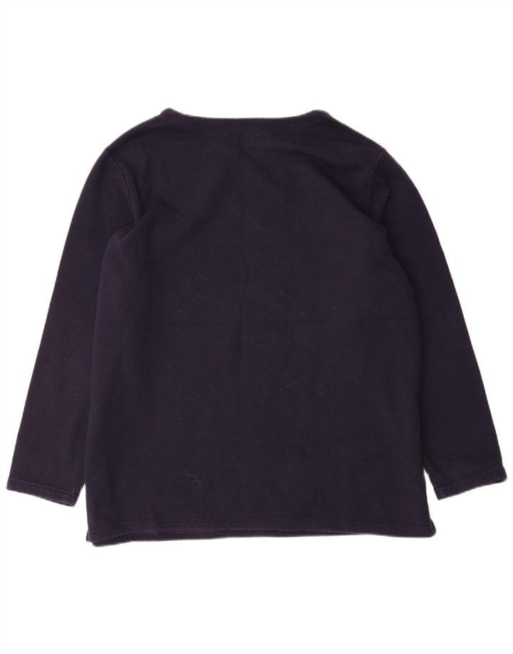 MARKS & SPENCER Womens Sweatshirt Jumper UK 22 3XL  Navy Blue Cotton