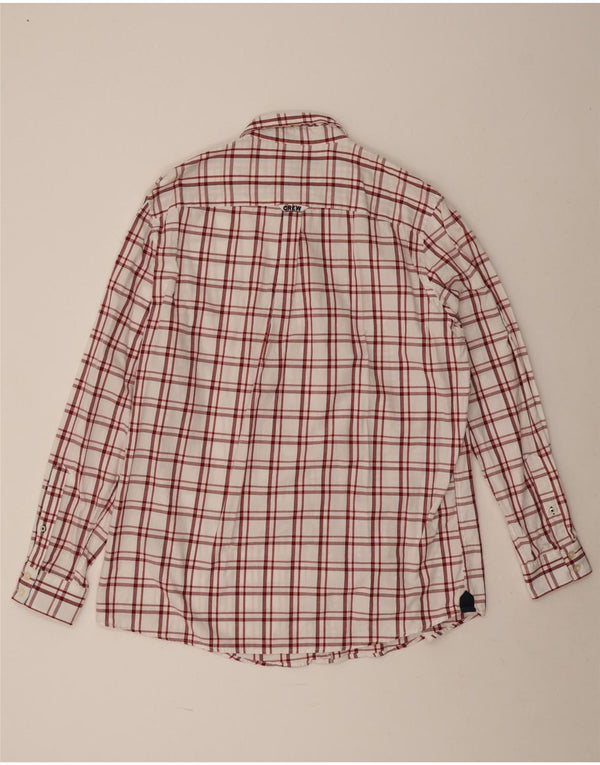 Crew Clothing Mens Classic Fit Shirt XL White Check Cotton