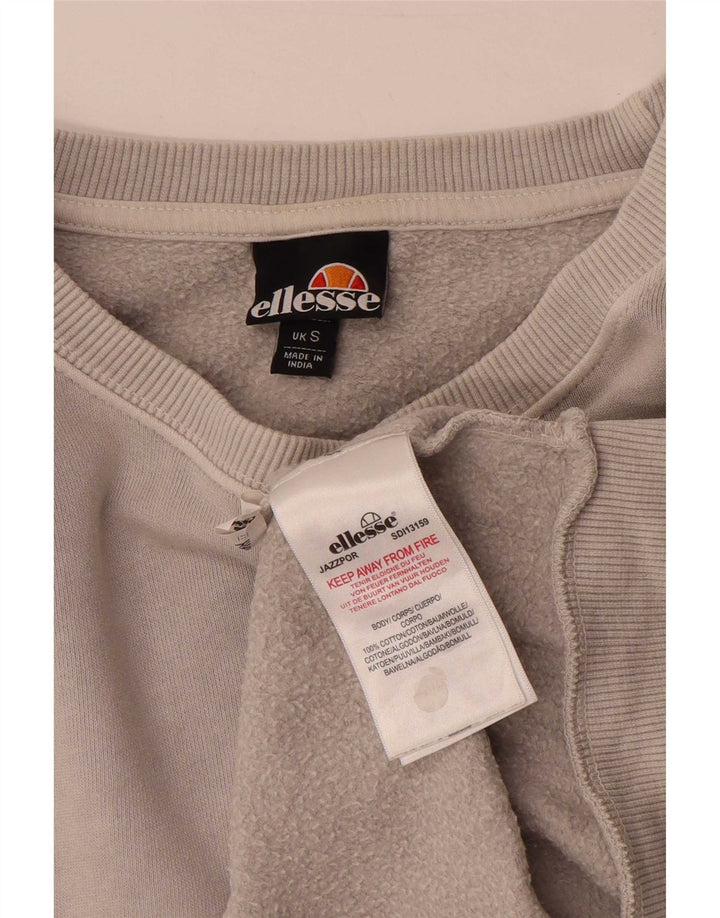 Fila Mens Sweatshirt Jumper Small Grey Cotton