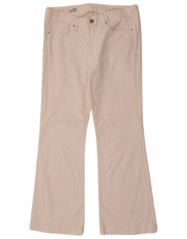 Gap Womens Bootcut Jeans US 12 Large W31 L31 White Cotton