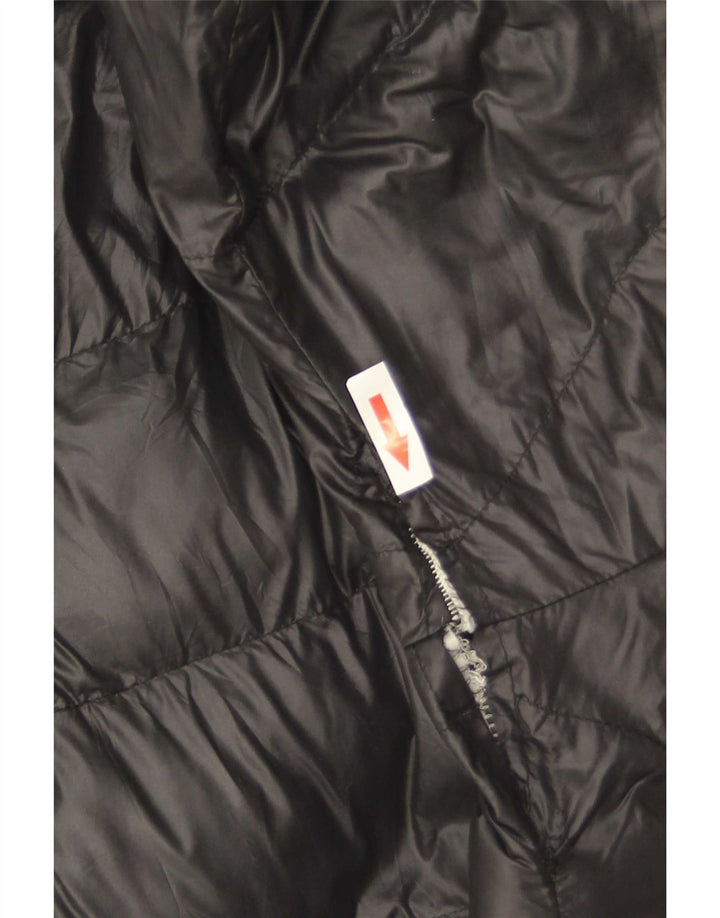 Barbour Womens Hooded Padded Jacket UK 16 Large Black Polyamide