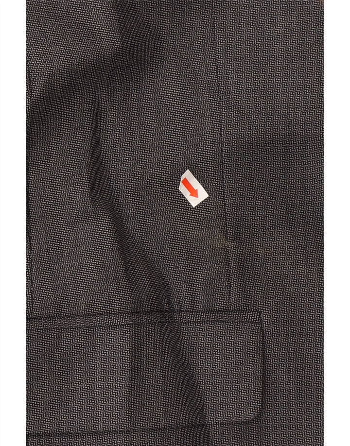 Marks & Spencer Mens 2 Button Blazer Jacket UK 46 XL Grey Wool