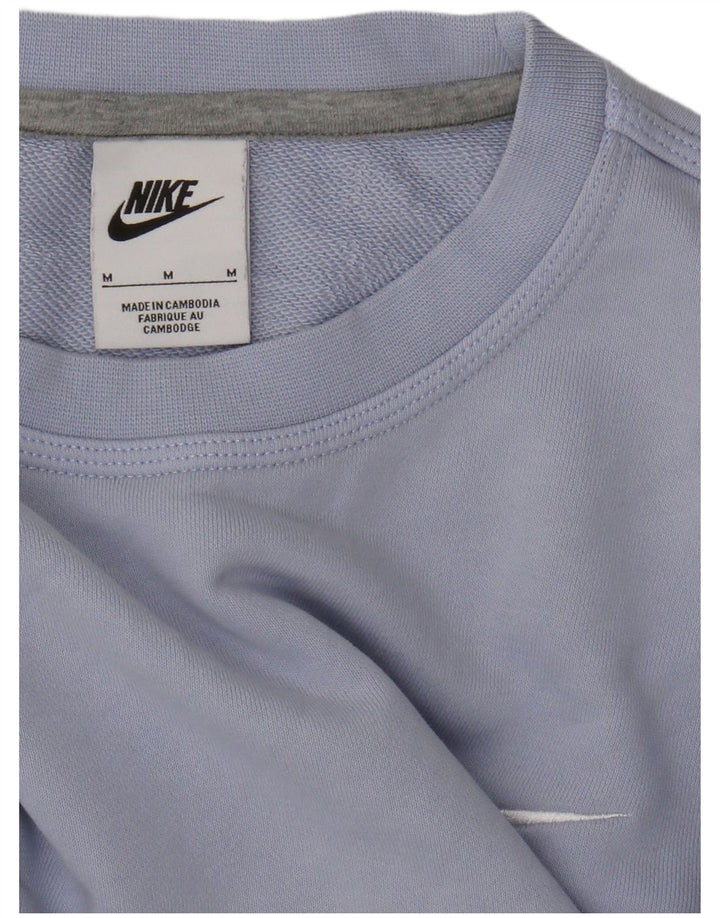 Nike Womens Sweatshirt Jumper UK 14 Medium Blue