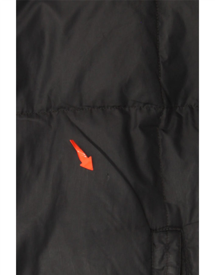 TOMMY HILFIGER Mens Hooded Padded Jacket UK 42 XL Black Polyester