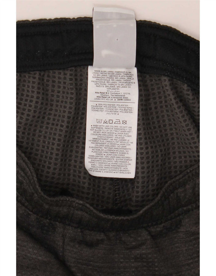 Nike Mens Dri Fit Tracksuit Trousers Medium Grey Flecked Polyester